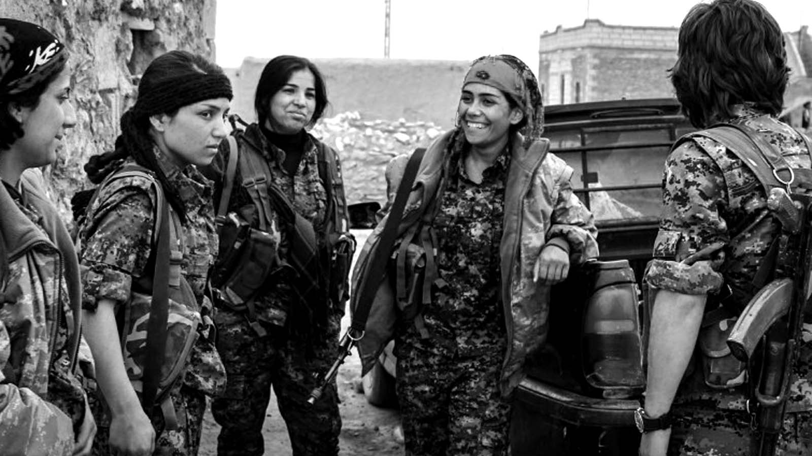 Guerrilleras kurdas.